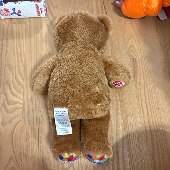 Build A Bear  15" Happy Birthday Bear Plush Stuffed Animal Chestnut Brown - Picture 3 of 5